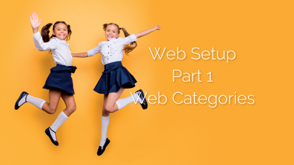 Web Setup – Part 1 – Web Categories